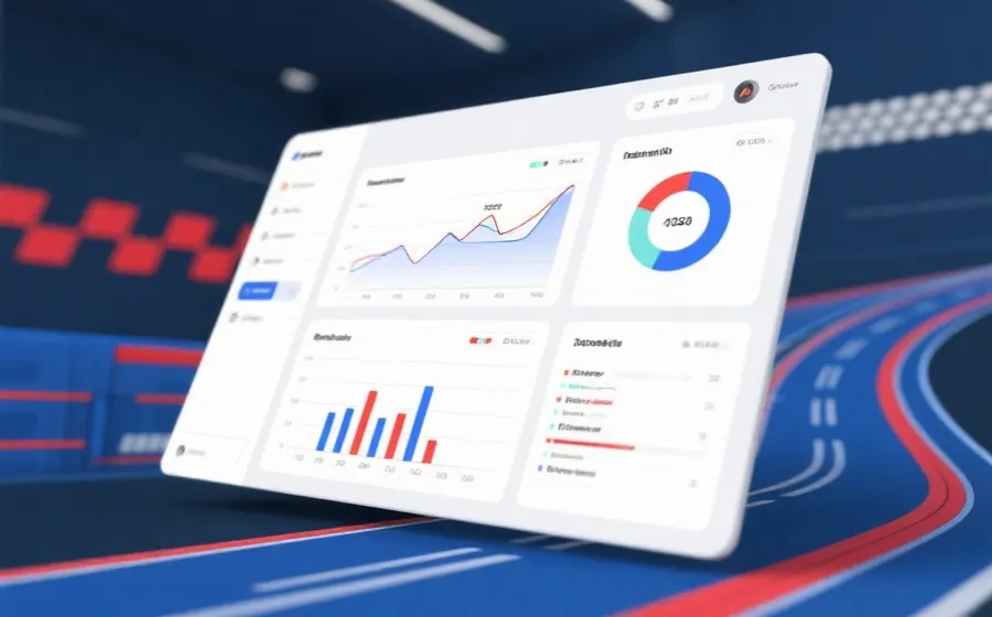 实时数据看板示意图