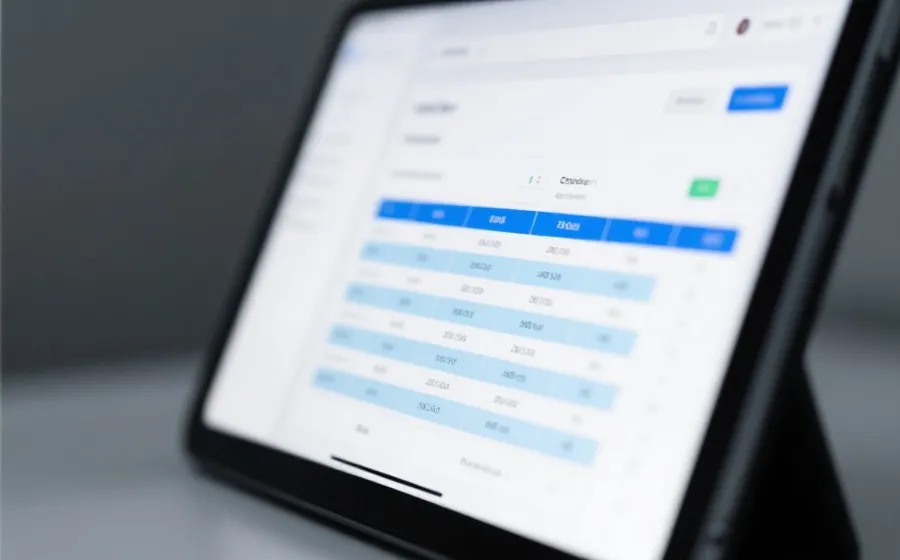 历史记录表格示意图