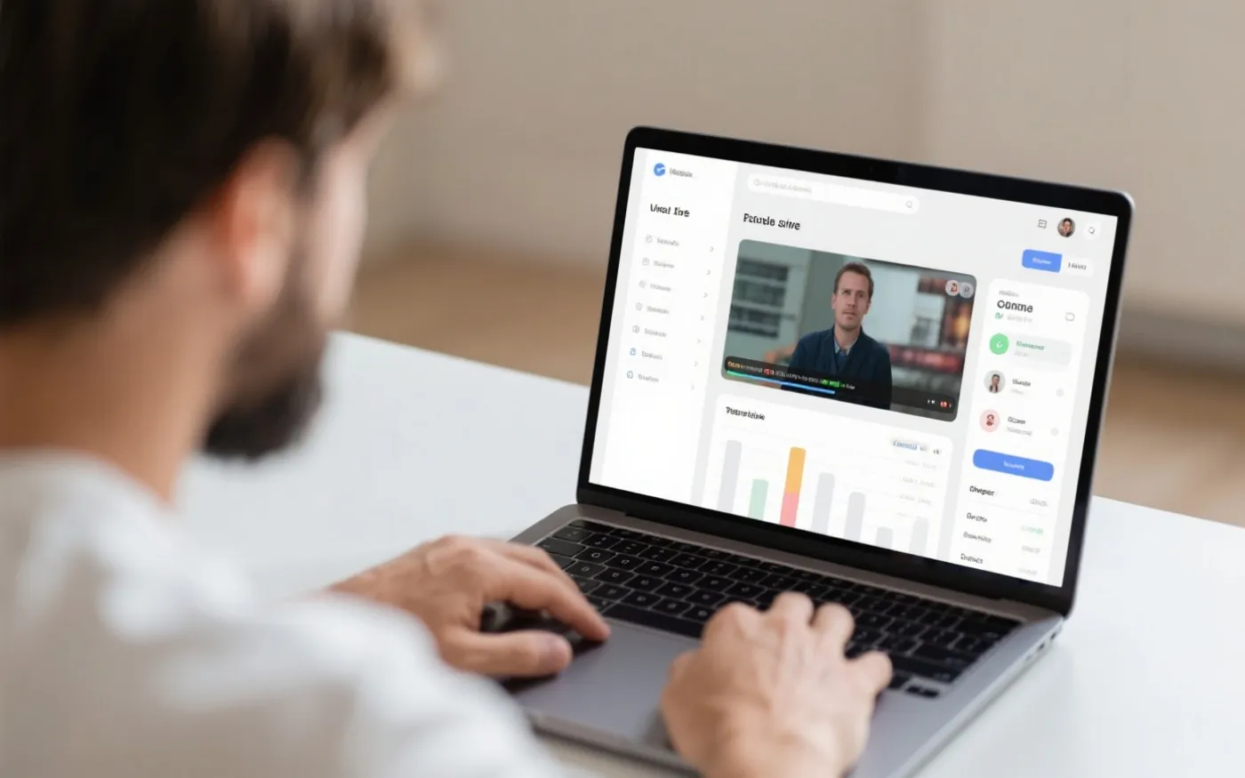 直播观看场景示意图